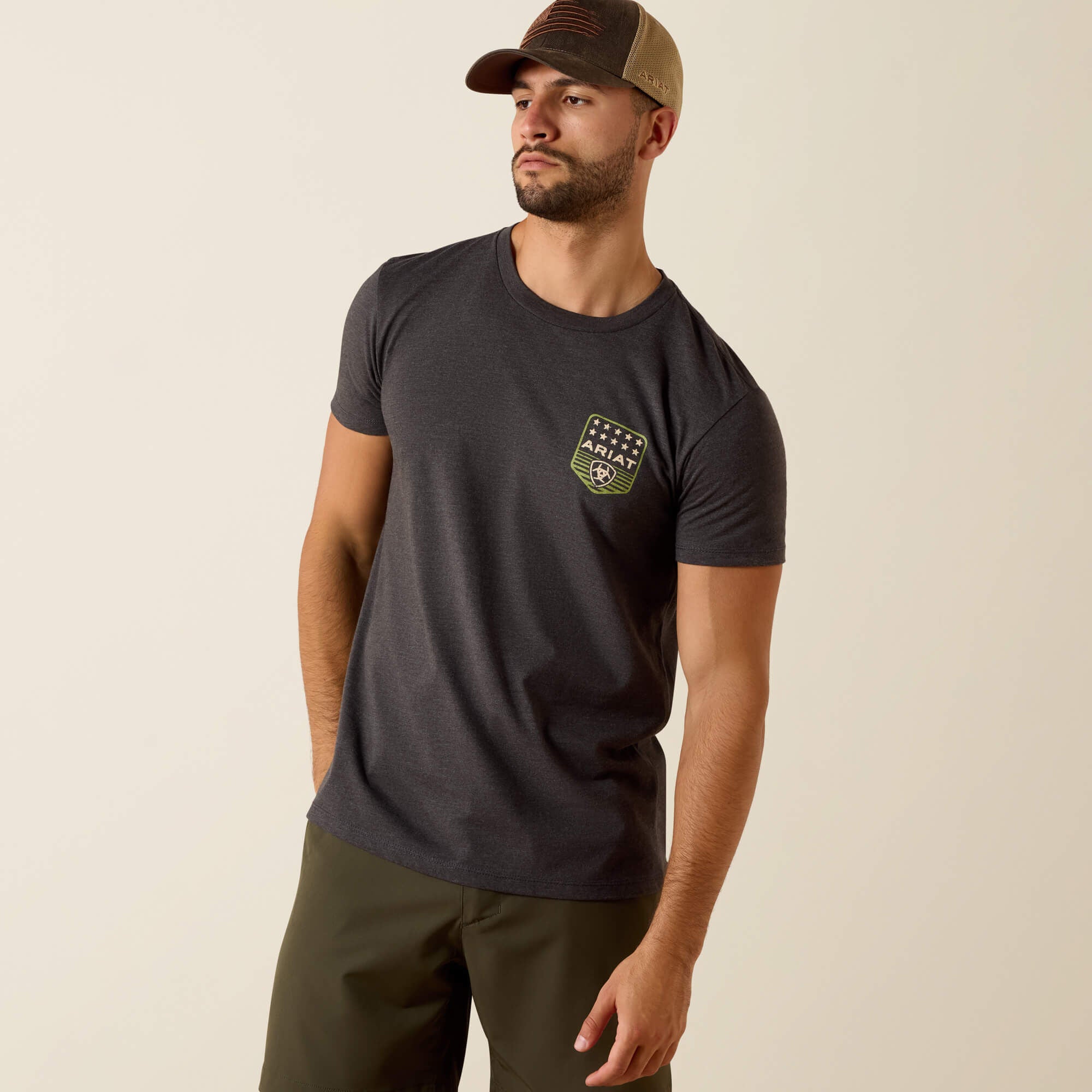 Ariat Ariat Stripe Patriotic Badge T-Shirt Discount
