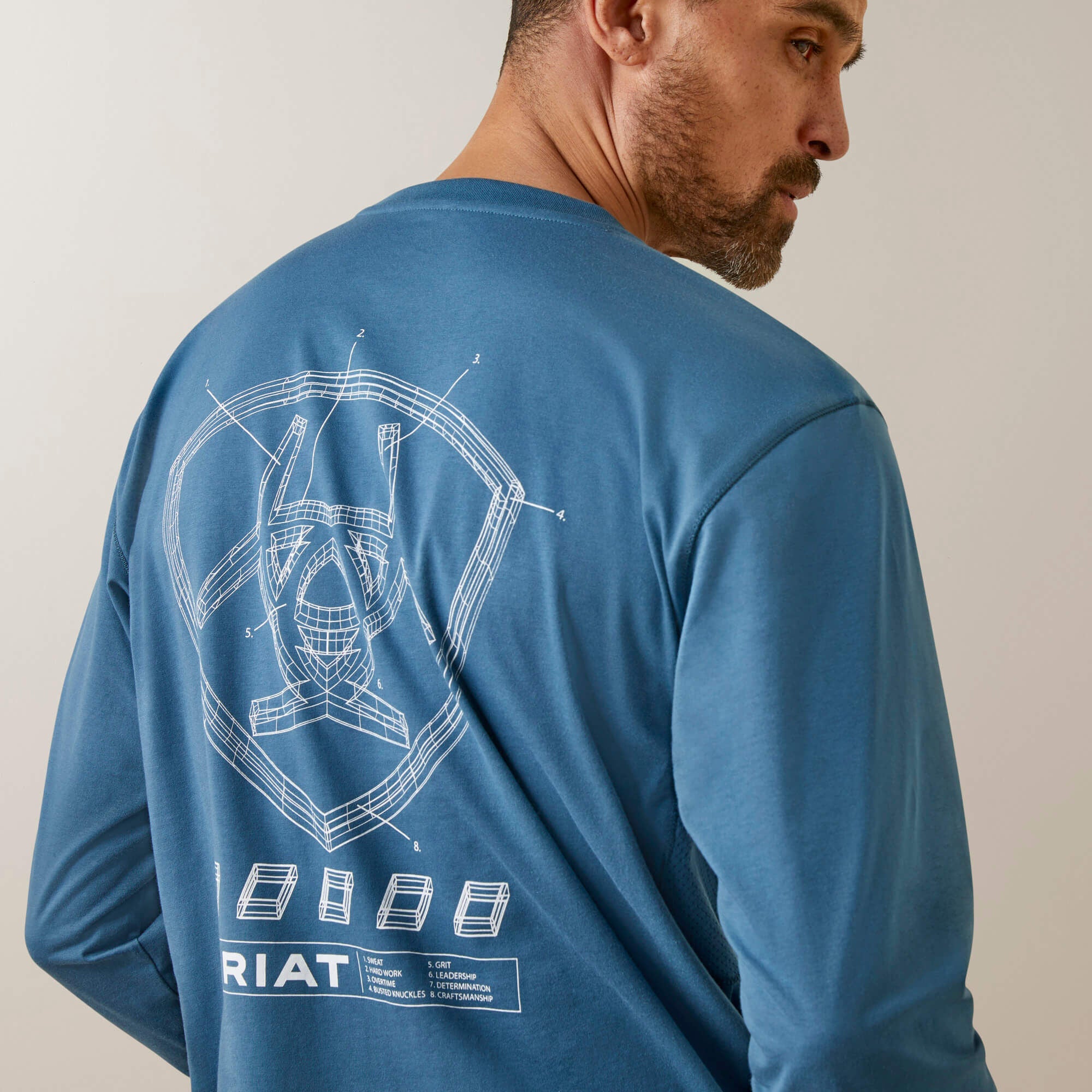 Ariat Rebar Workman Blueprint On Sale