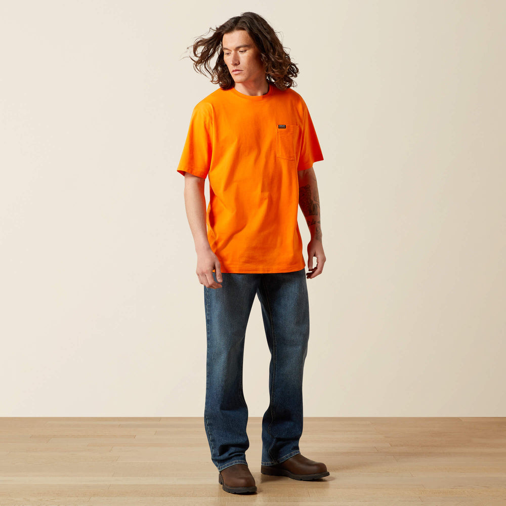 Ariat Rebar Cotton Strong Standard Pocket T-Shirt Sale