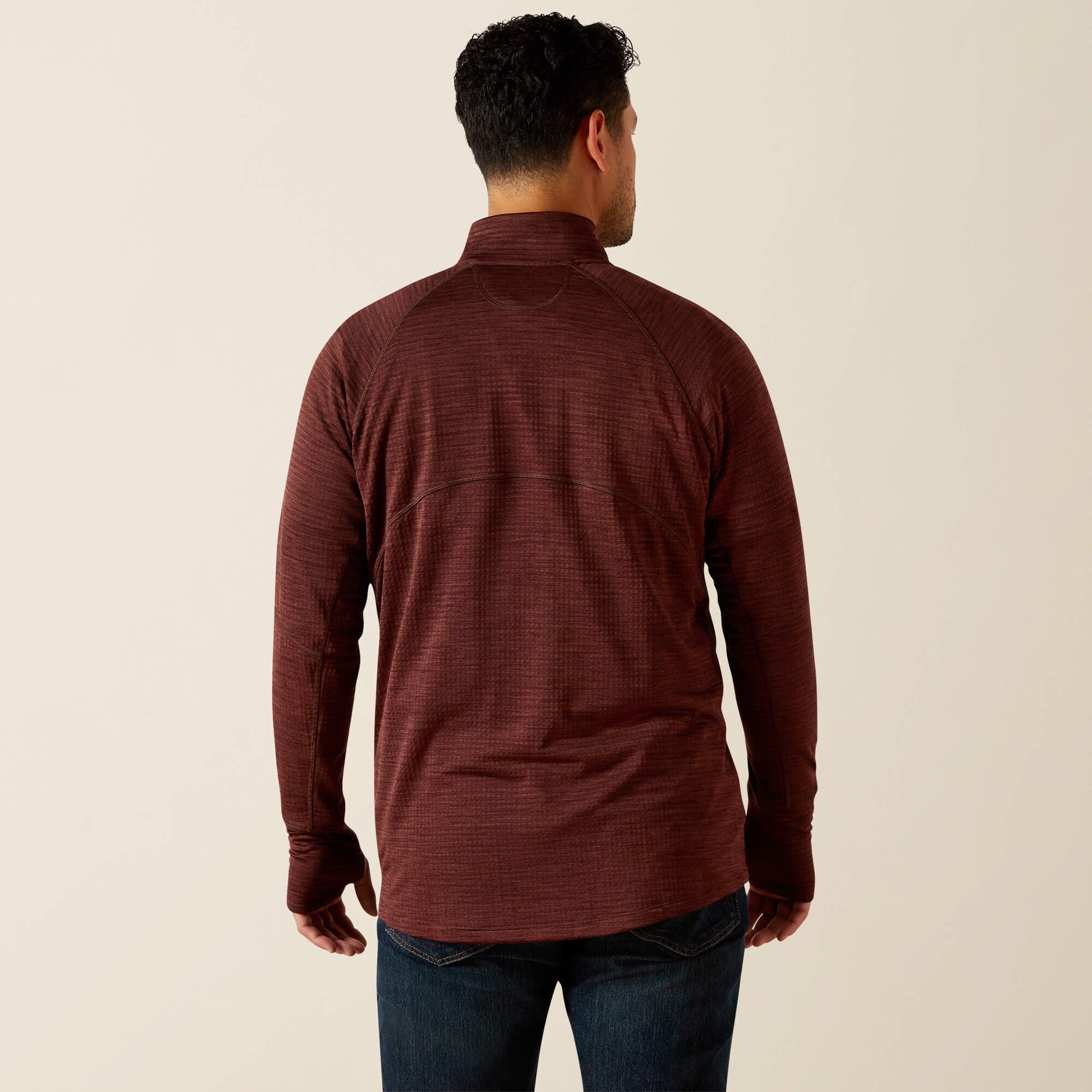 Ariat Rebar Gridwork Baselayer 1/4 Zip T-Shirt Online
