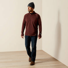 Ariat Rebar Gridwork Baselayer 1/4 Zip T-Shirt Online