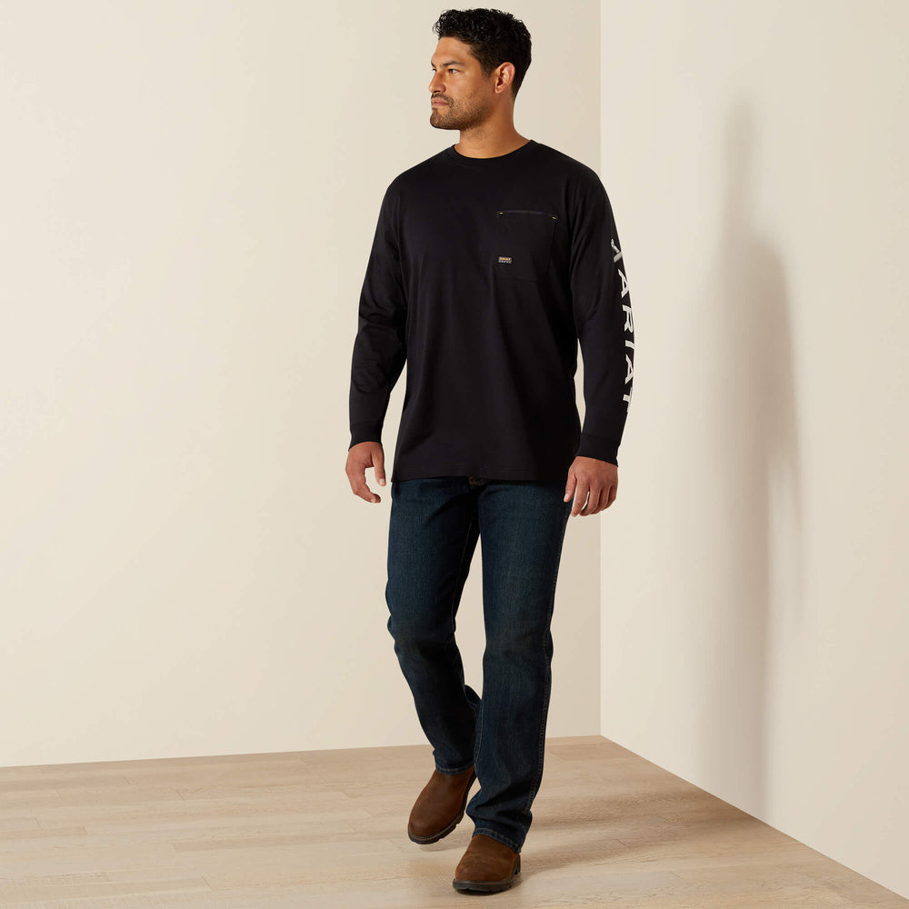 Ariat Rebar Workman Bolt Skull T-Shirt For Sale