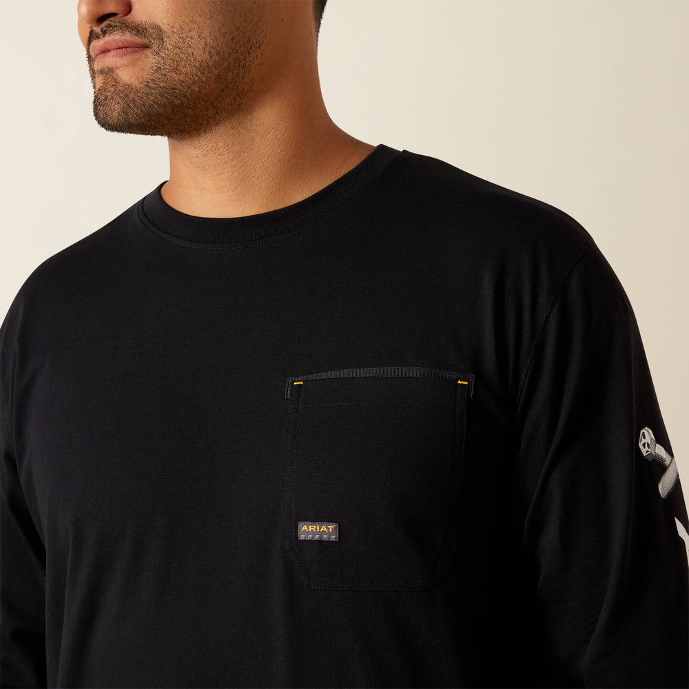 Ariat Rebar Workman Bolt Skull T-Shirt For Sale