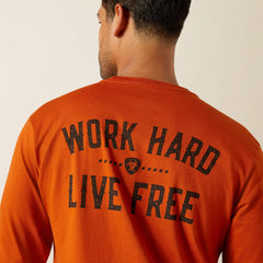 Ariat Rebar Cotton Strong WHLF T-Shirt Sale