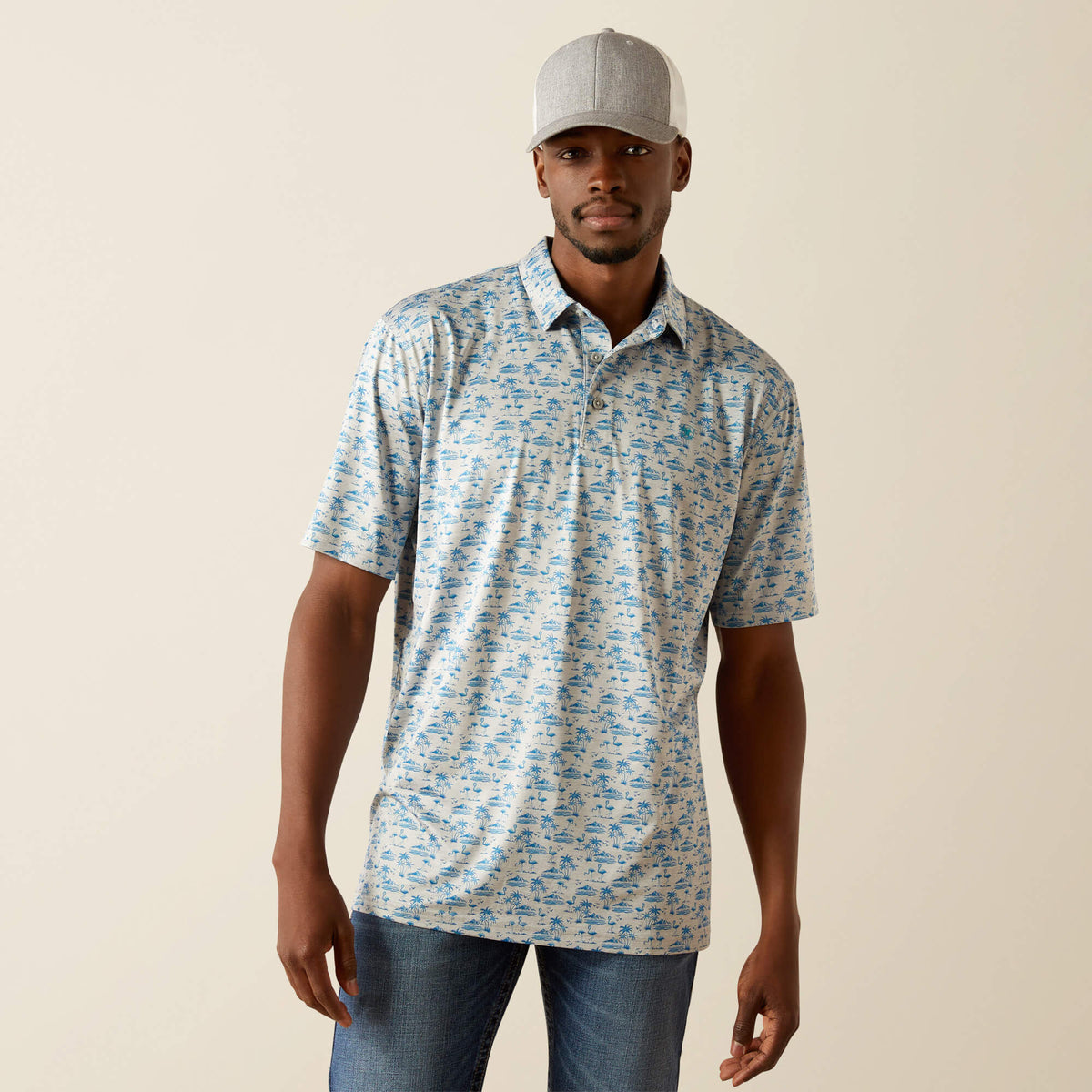 Ariat Charger 2.0 Printed Polo Outlet
