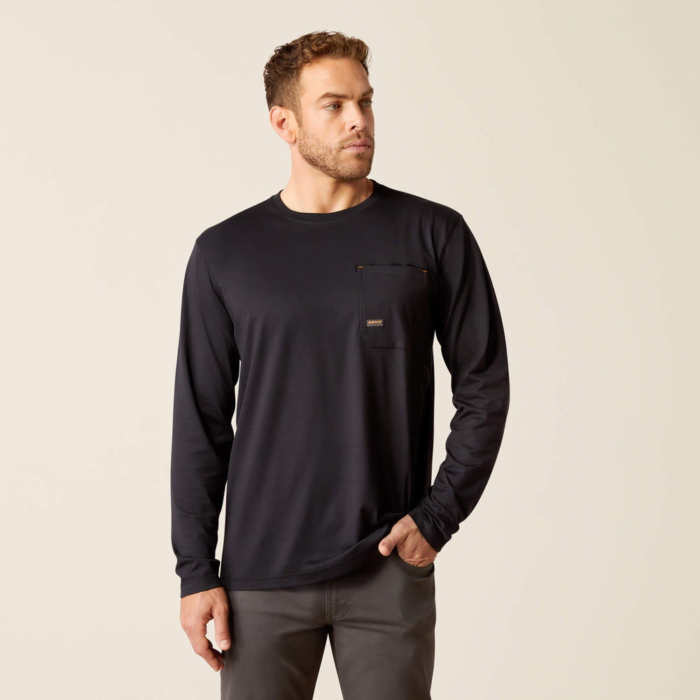 Ariat Rebar Workman Chrome Moto Eagle T-Shirt On Sale