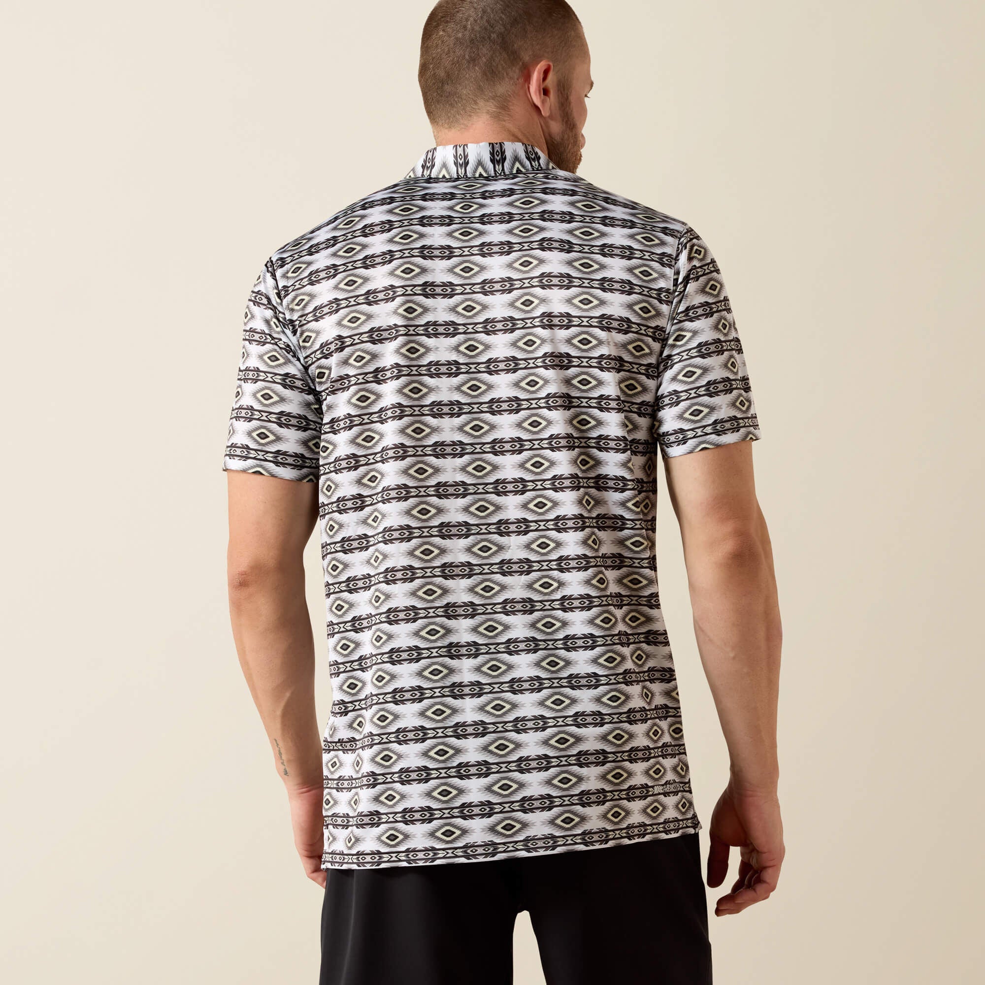 Ariat All Over Print Fitted Polo Outlet