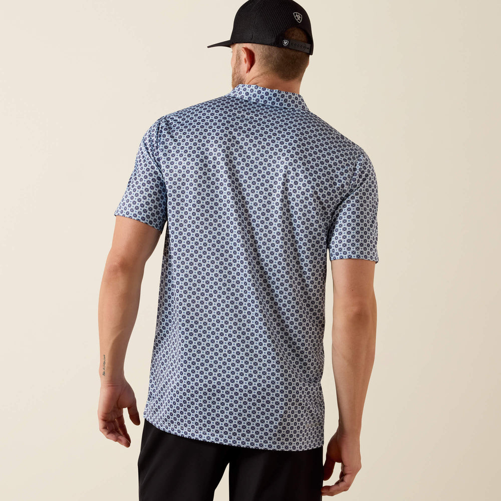 Ariat All Over Print Fitted Polo Outlet
