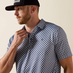 Ariat All Over Print Fitted Polo Outlet