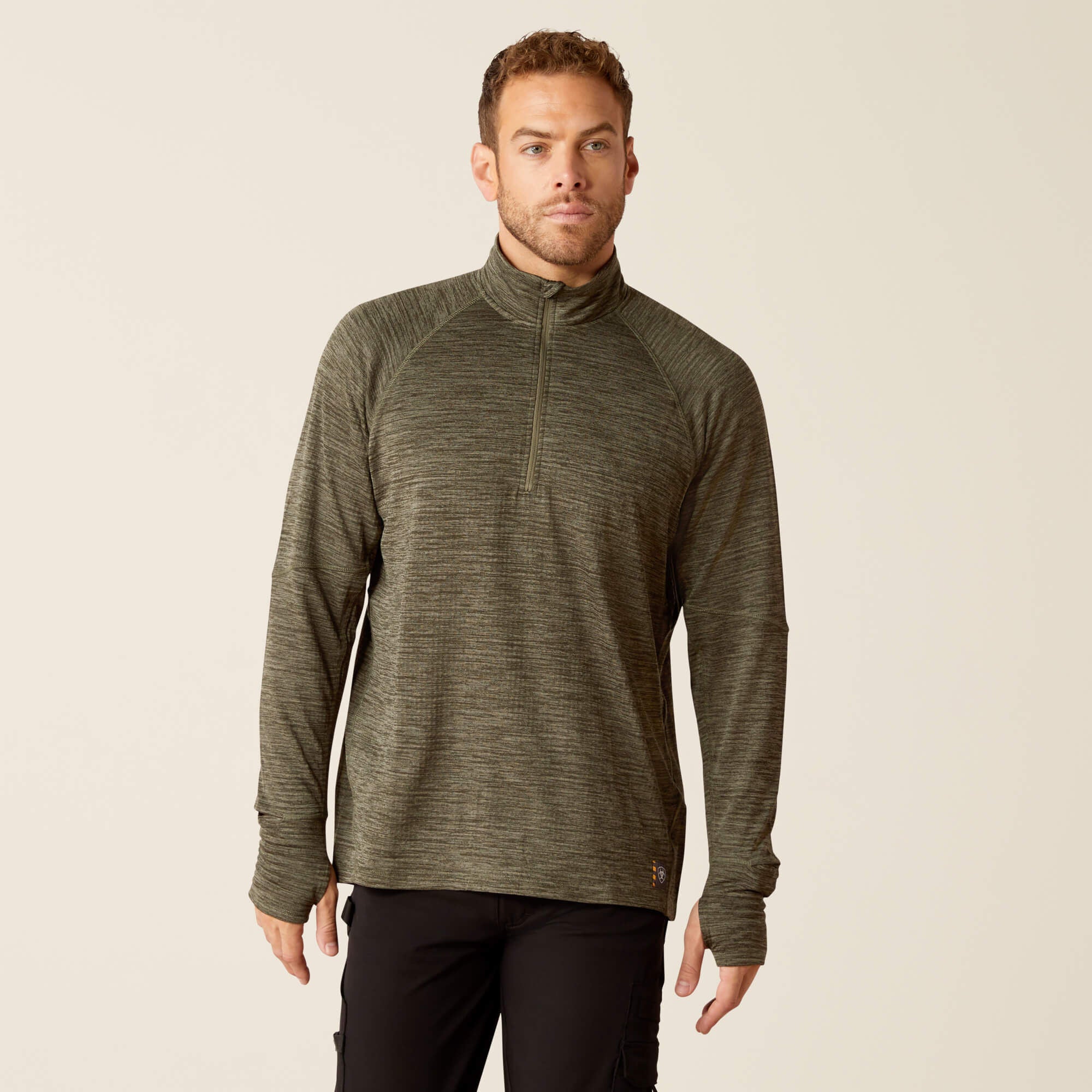 Ariat Rebar Gridwork Baselayer 1/4 Zip T-Shirt Discount