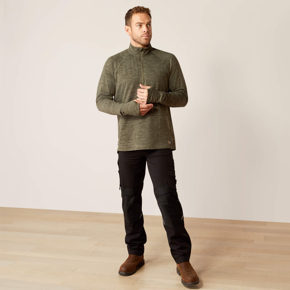 Ariat Rebar Gridwork Baselayer 1/4 Zip T-Shirt Discount