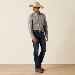 Ariat Team Logo Lightweight Twill Fitted Shirt On Sale
