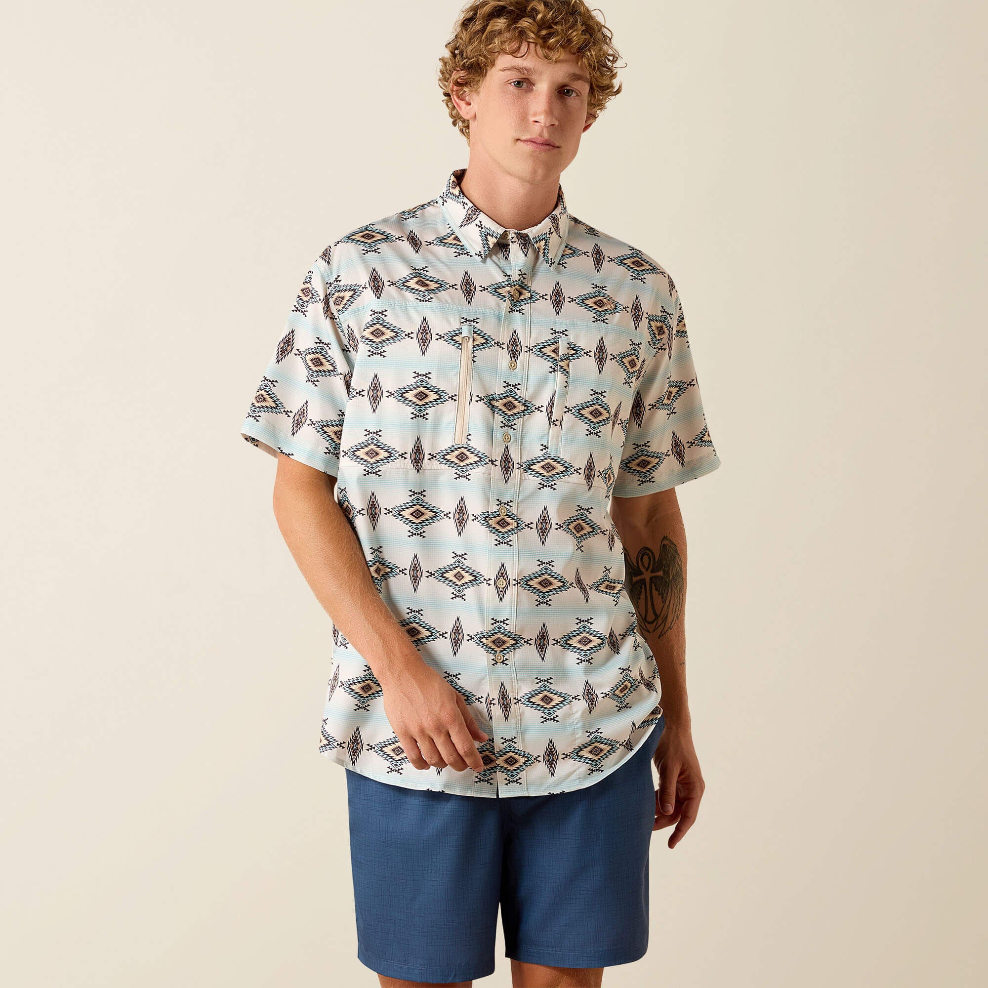 Ariat Printed VentTEK Classic Fit Shirt Sale