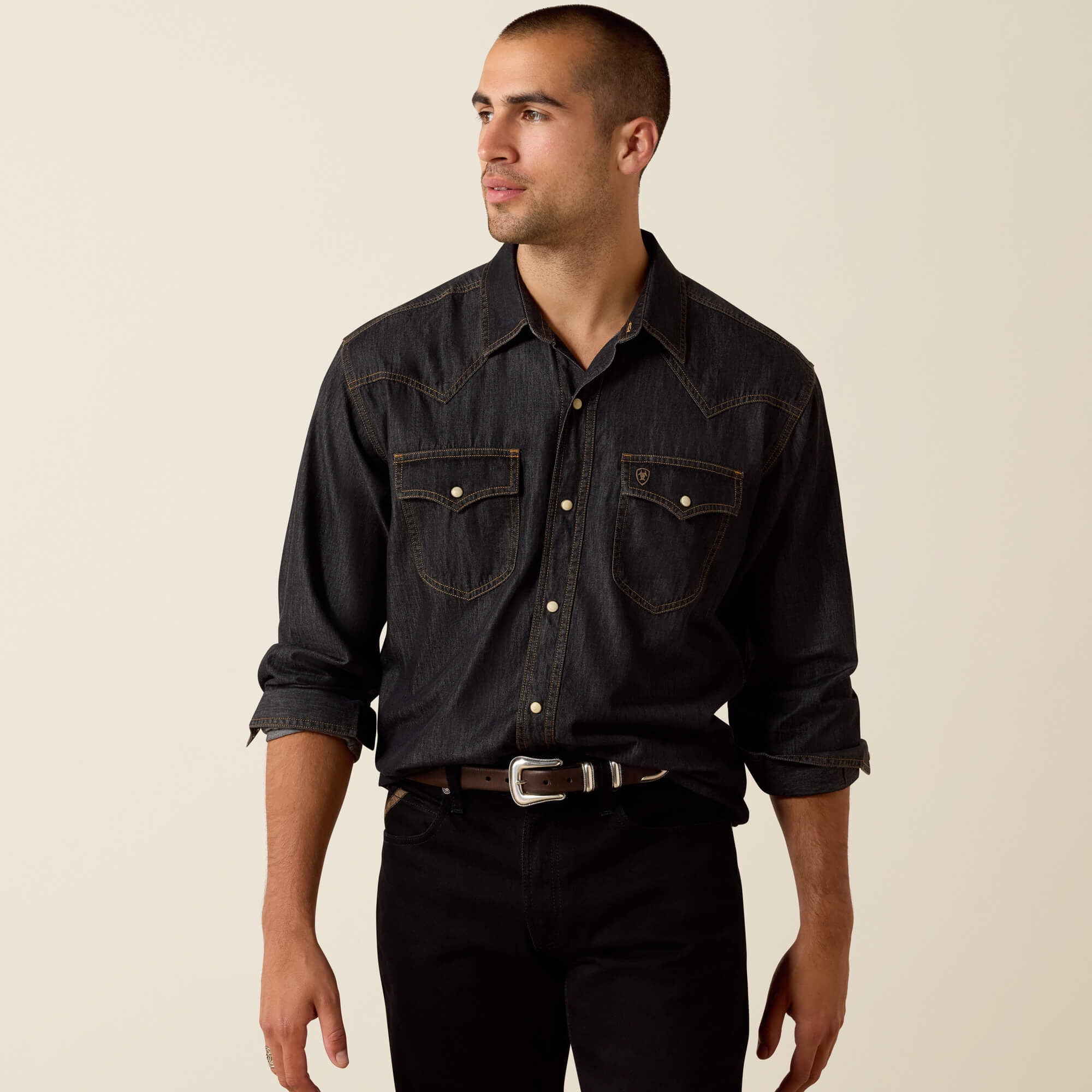 Ariat Retro Halford Fitted Snap Shirt For Sale