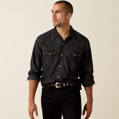 Ariat Retro Halford Fitted Snap Shirt For Sale