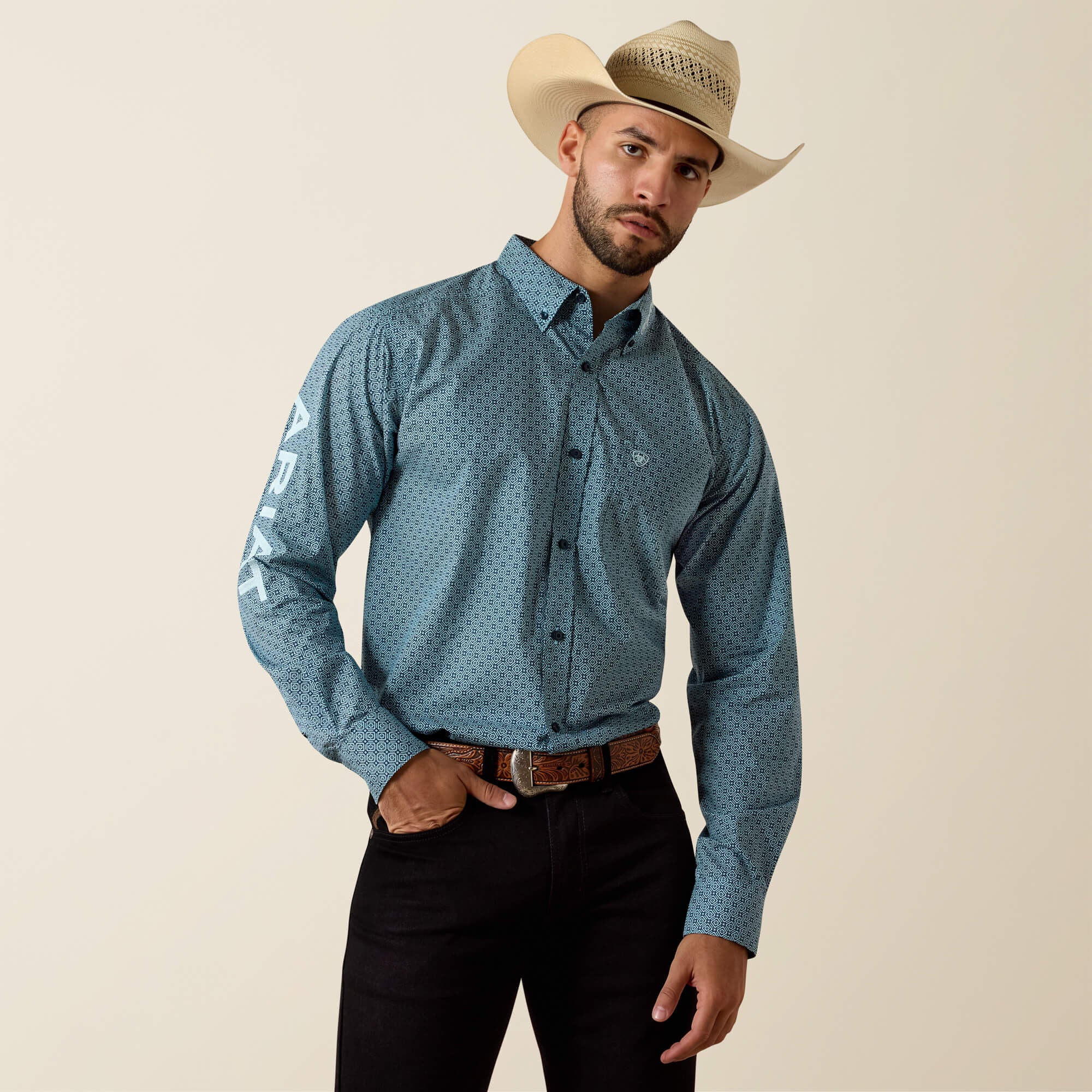 Ariat Team Jansen Fitted Shirt For Sale