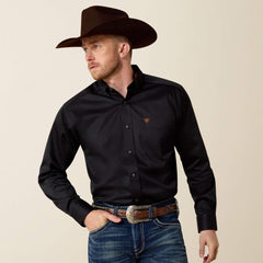 Ariat Solid Twill Classic Fit Shirt Outlet