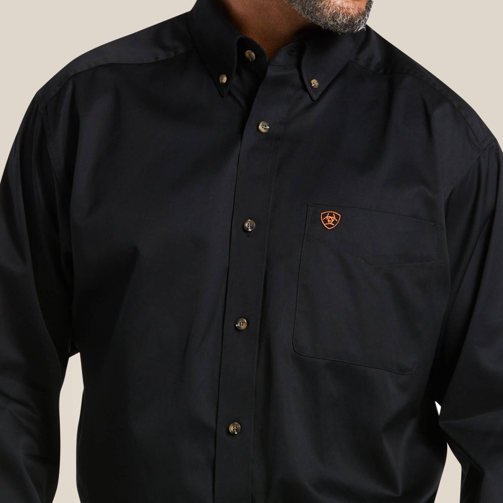 Ariat Solid Twill Classic Fit Shirt Outlet