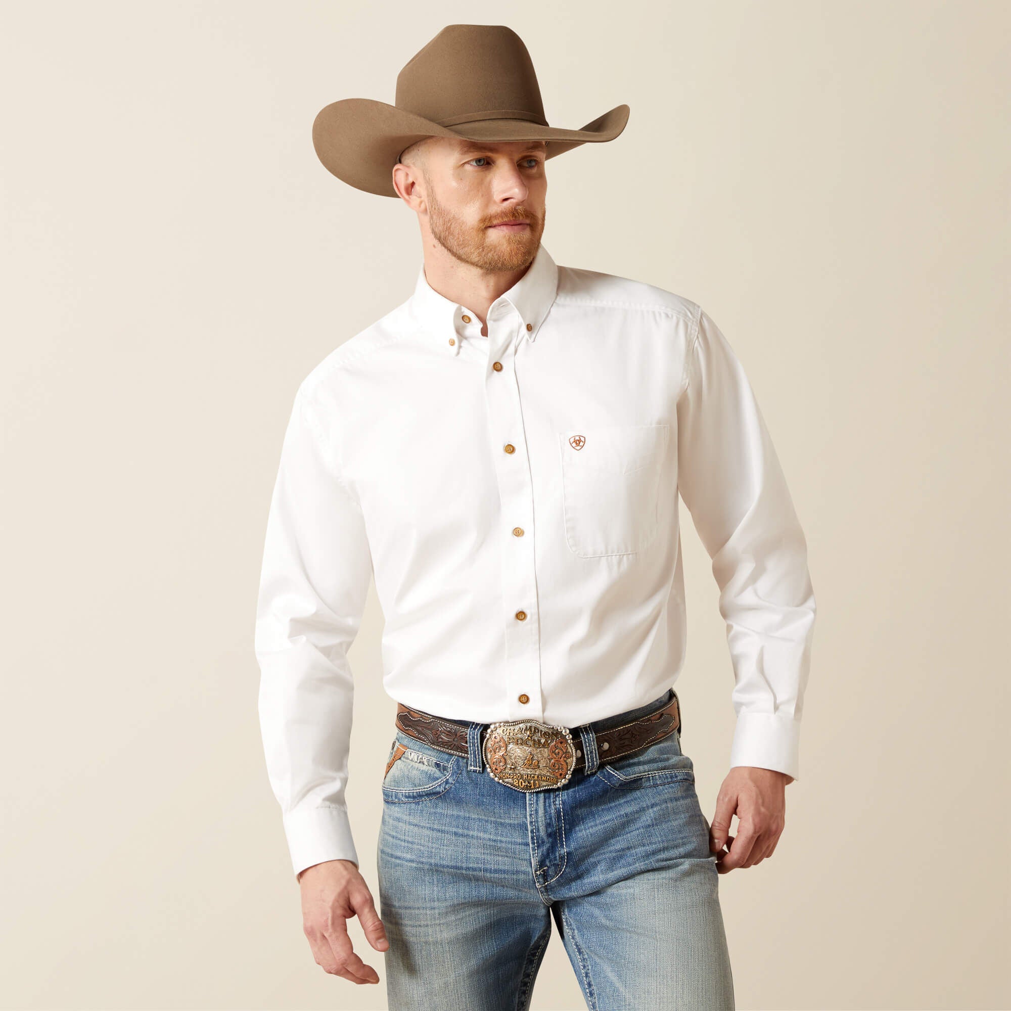 Ariat Solid Twill Classic Fit Shirt On Sale