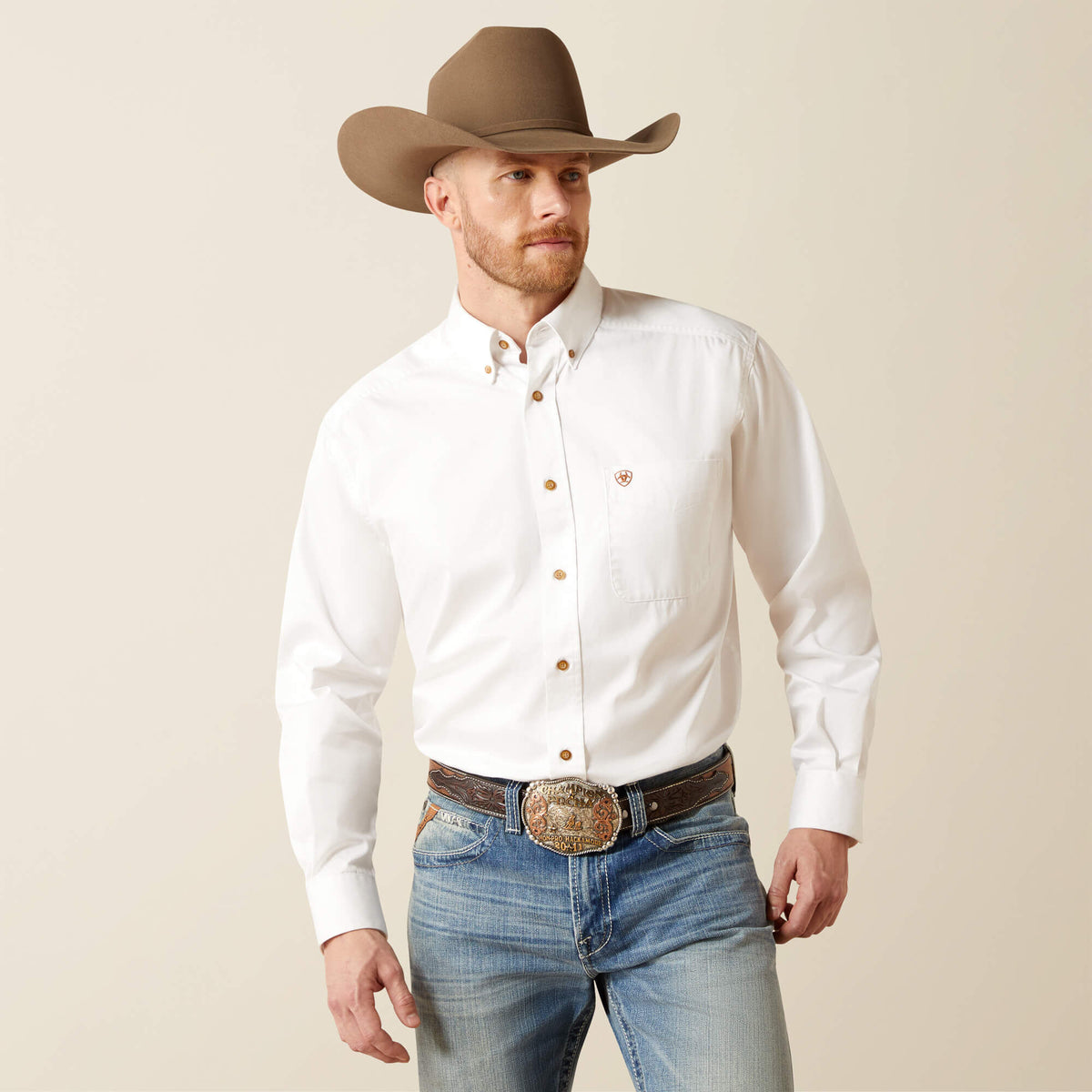 Ariat Solid Twill Classic Fit Shirt On Sale