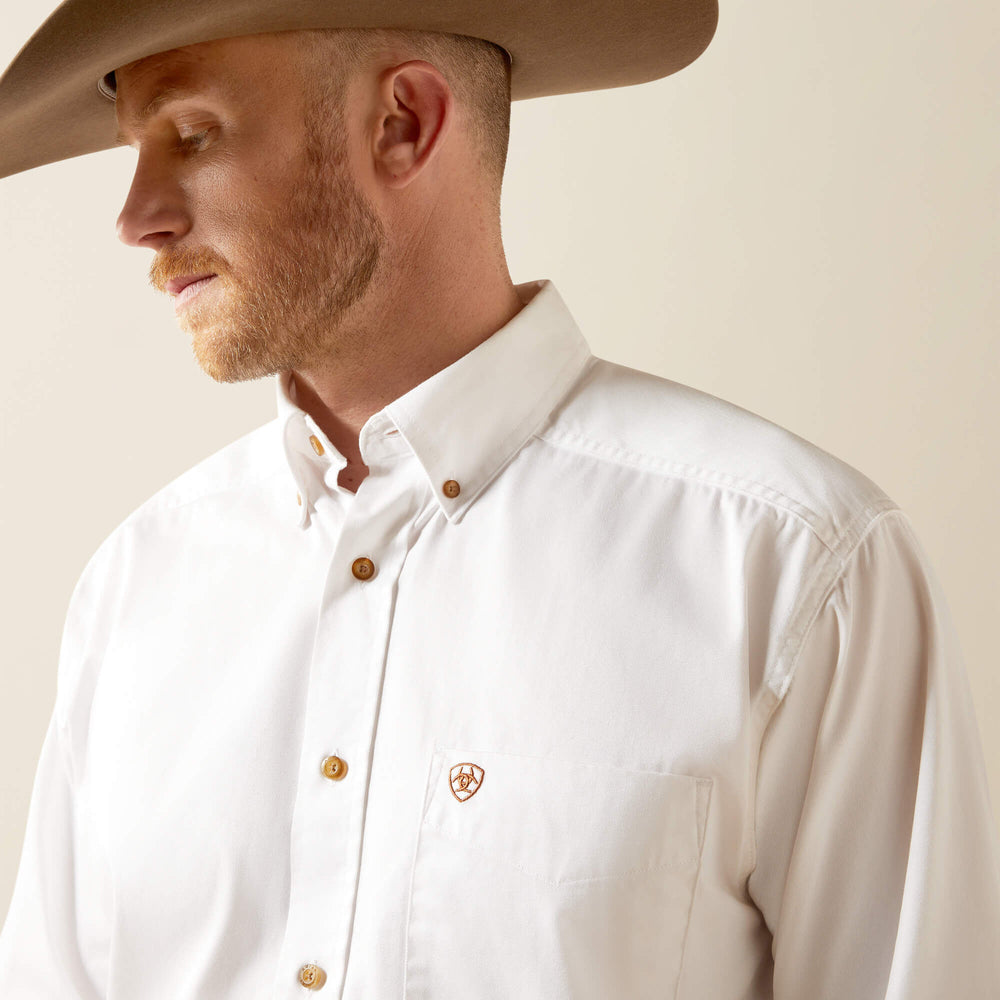 Ariat Solid Twill Classic Fit Shirt On Sale