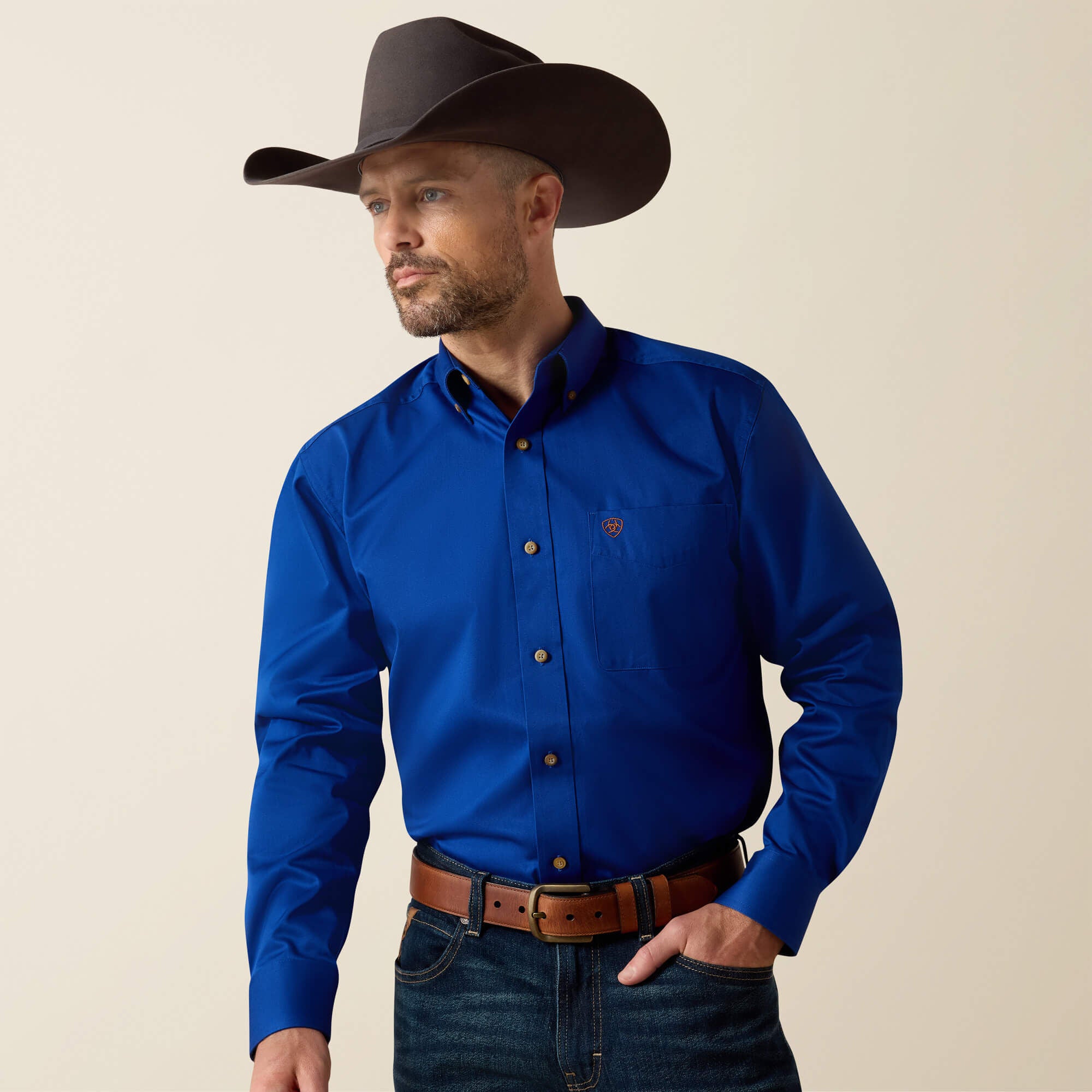 Ariat Solid Twill Classic Fit Shirt Online