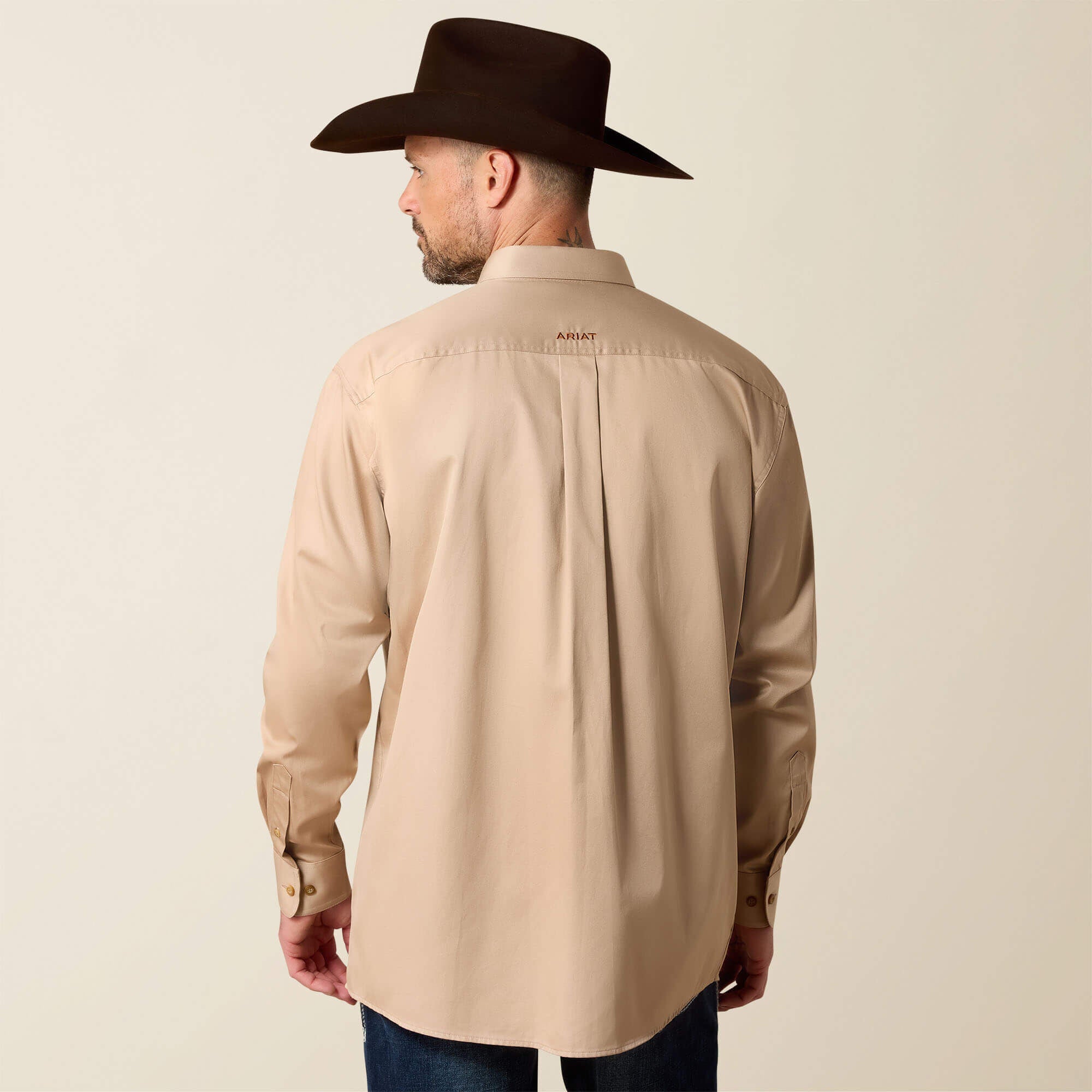 Ariat Solid Twill Classic Fit Shirt For Sale