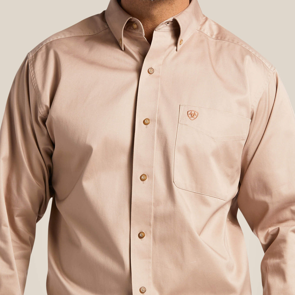 Ariat Solid Twill Classic Fit Shirt For Sale