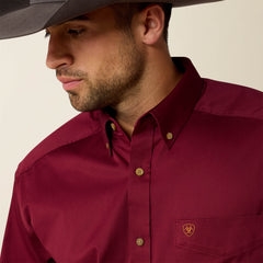 Ariat Solid Twill Classic Fit Shirt Outlet