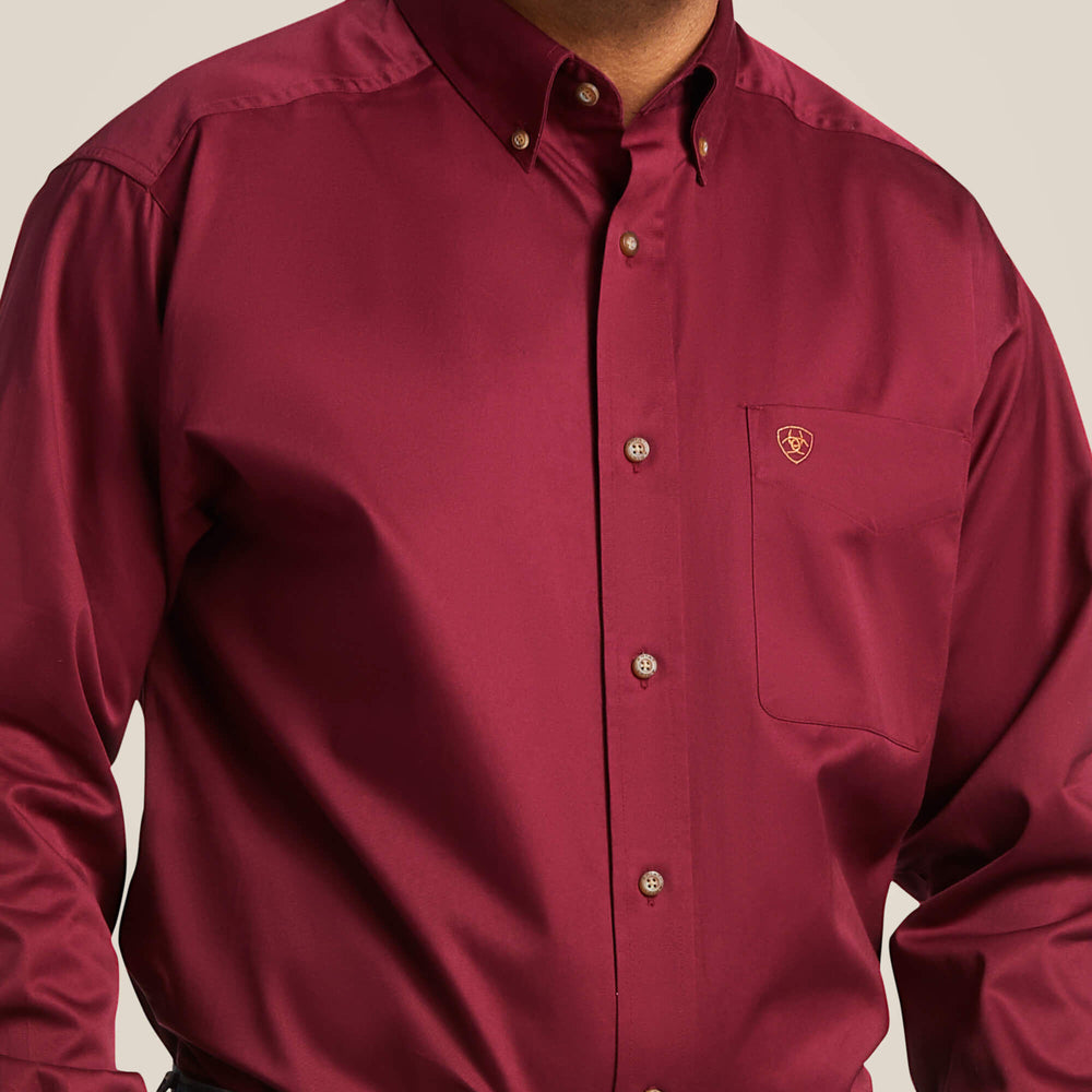 Ariat Solid Twill Classic Fit Shirt Outlet