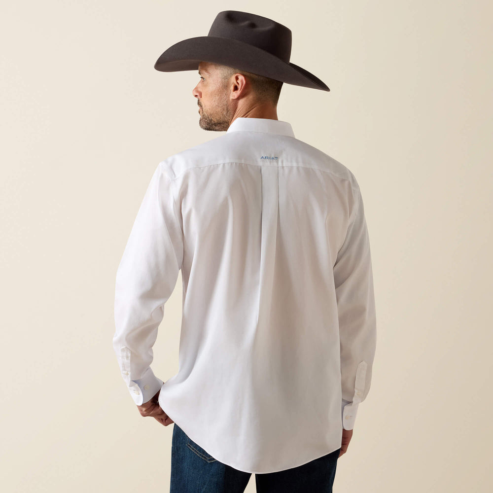 Ariat Wrinkle Free Solid Classic Fit Shirt For Sale