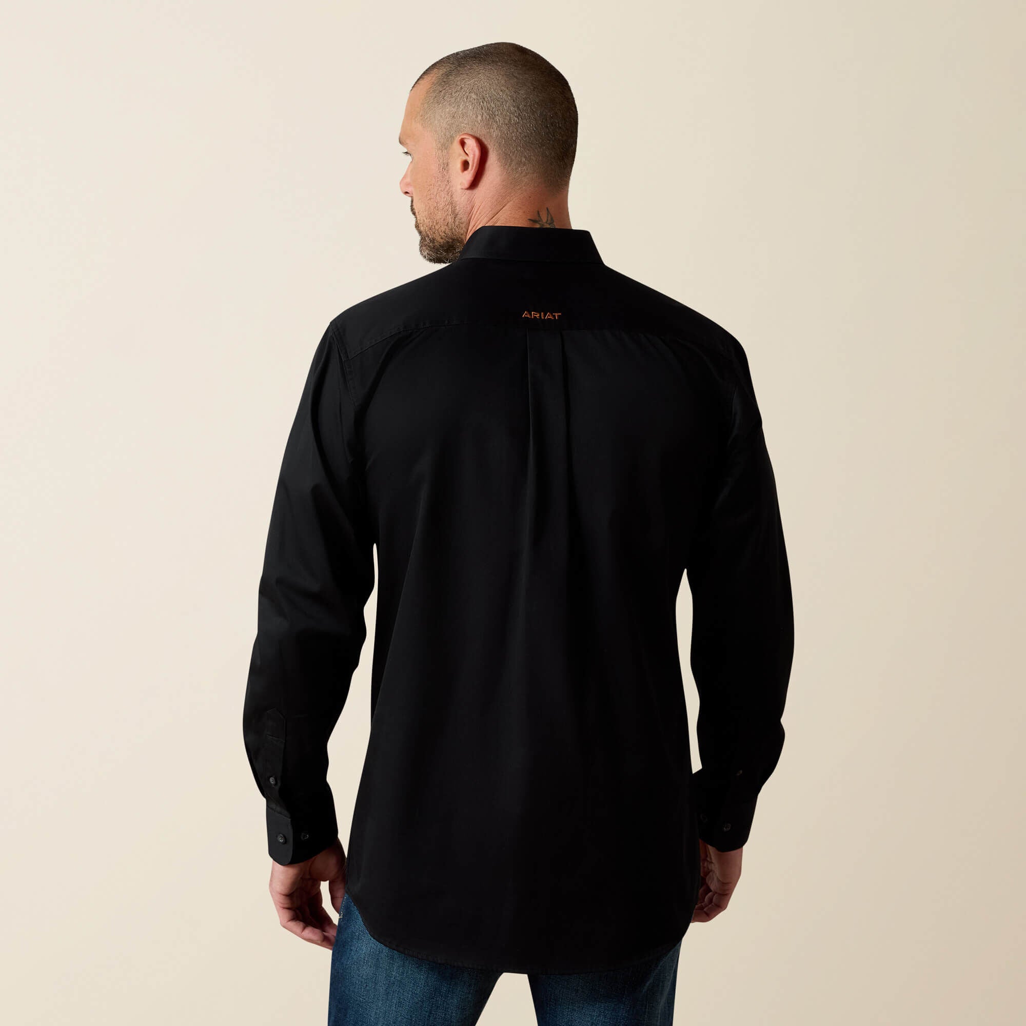 Ariat Solid Twill Fitted Shirt On Sale
