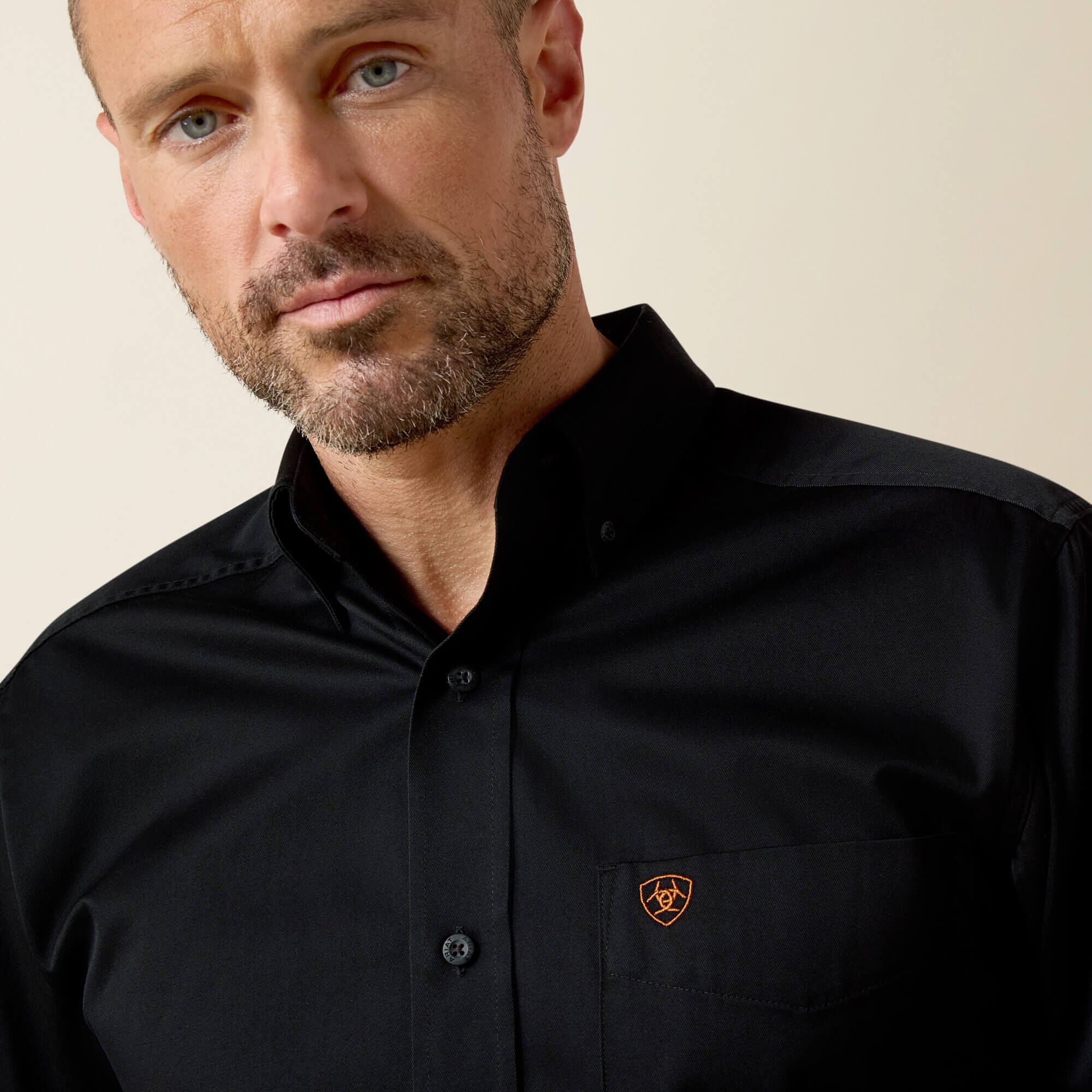 Ariat Solid Twill Fitted Shirt On Sale