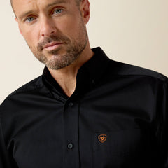 Ariat Solid Twill Fitted Shirt On Sale