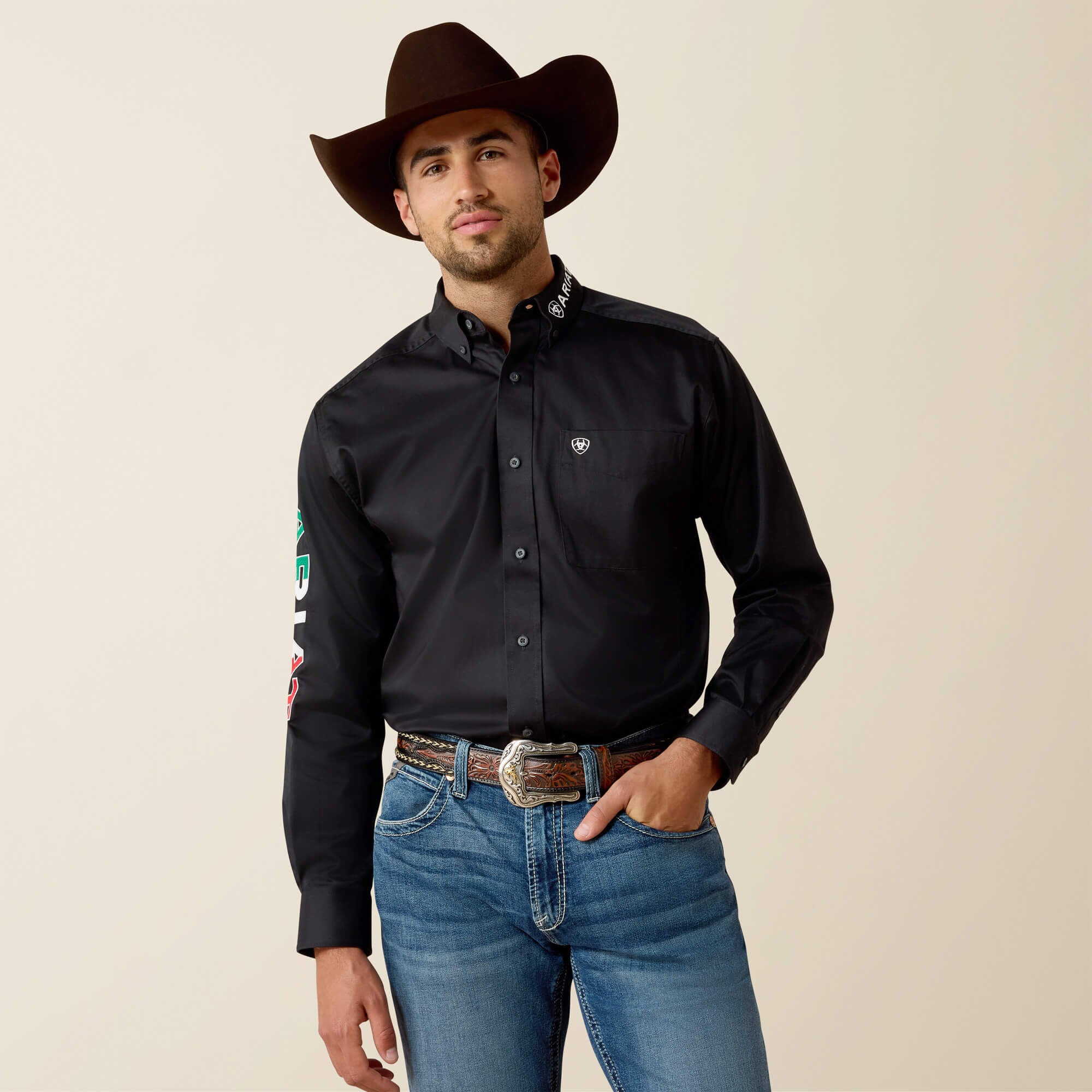 Ariat Team Logo Twill Classic Fit Shirt Discount