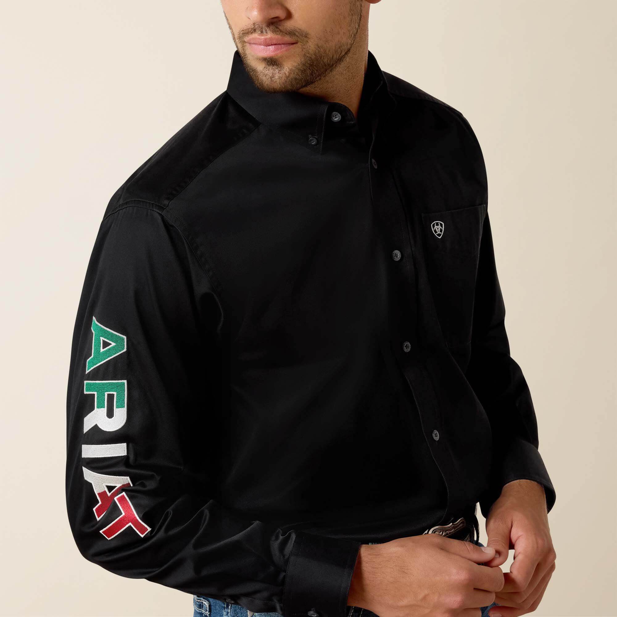 Ariat Team Logo Twill Classic Fit Shirt Discount