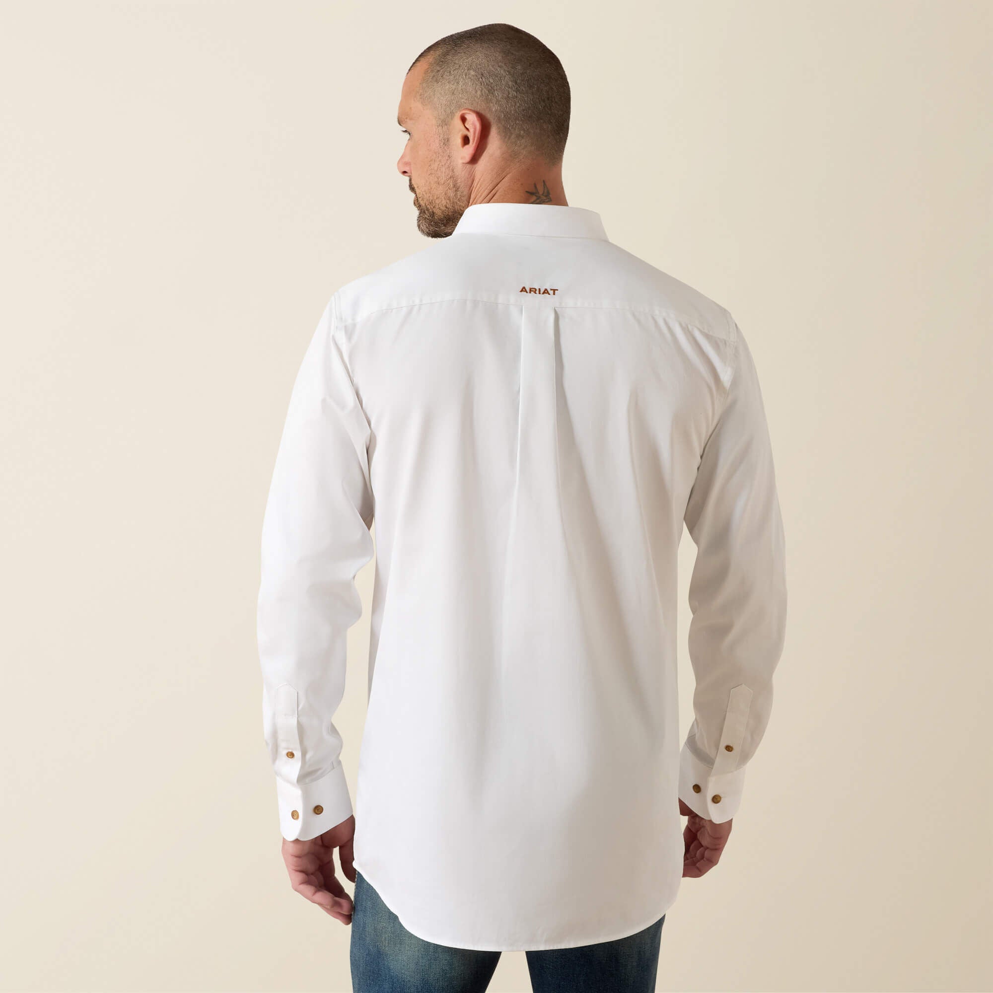Ariat Solid Twill Fitted Shirt On Sale