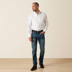 Ariat Solid Twill Fitted Shirt On Sale