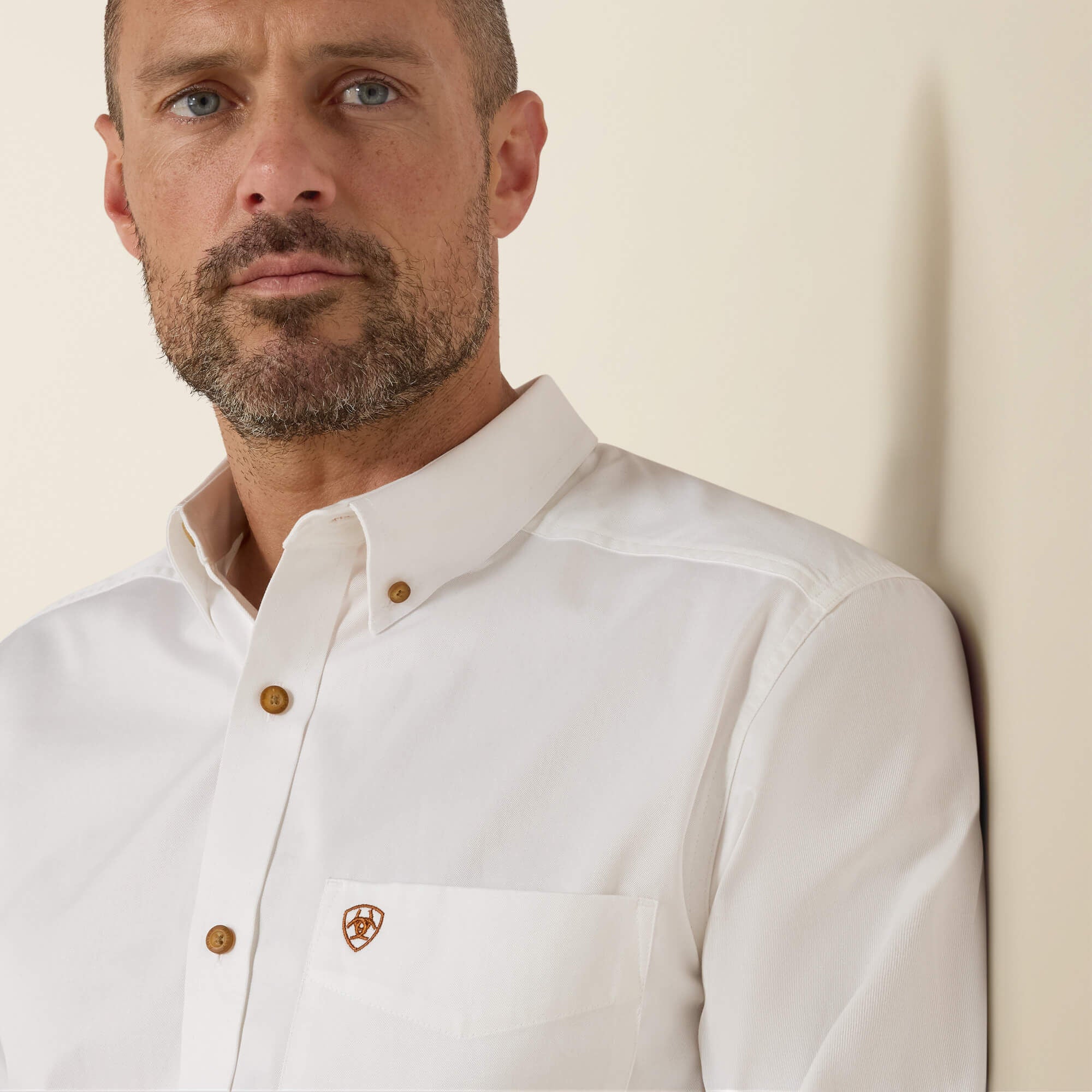 Ariat Solid Twill Fitted Shirt On Sale