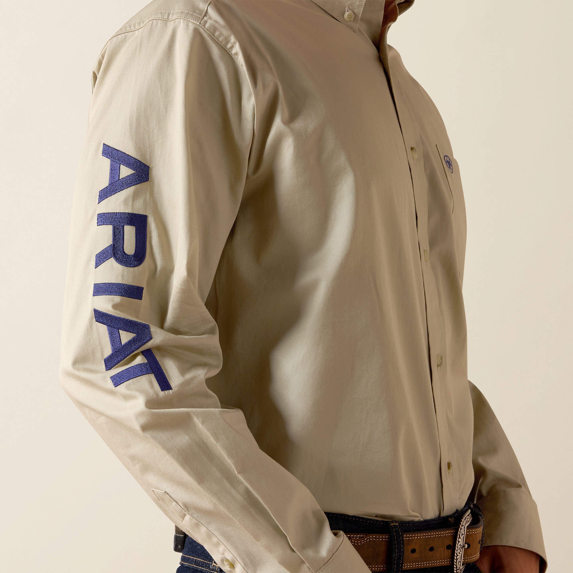 Ariat Team Logo Lightweight Twill Classic Fit Shirt On Sale