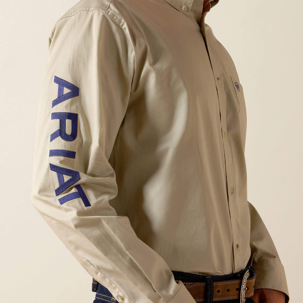 Ariat Team Logo Lightweight Twill Classic Fit Shirt On Sale