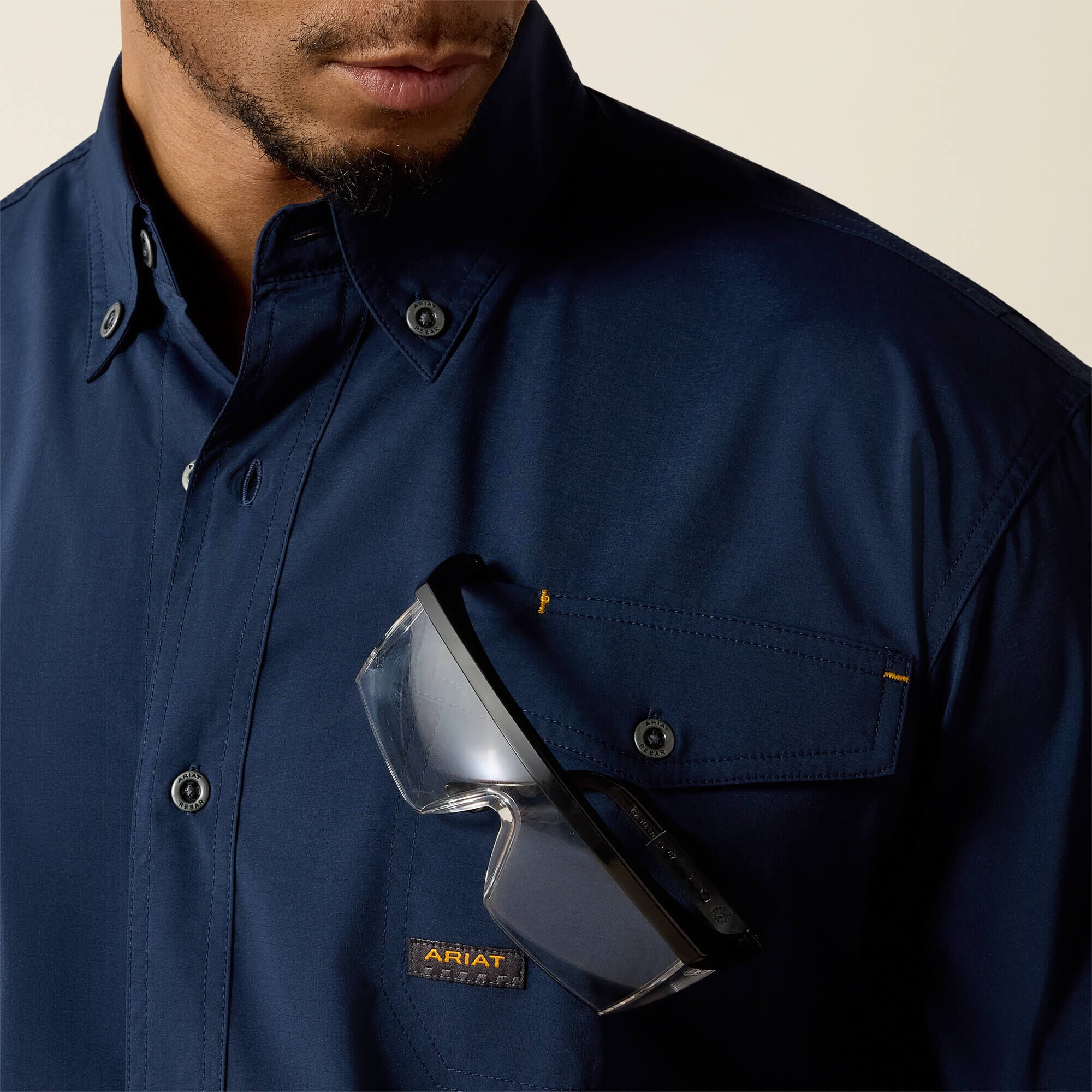 Ariat Rebar Made Tough VentTEK DuraStretch Work Shirt For Sale