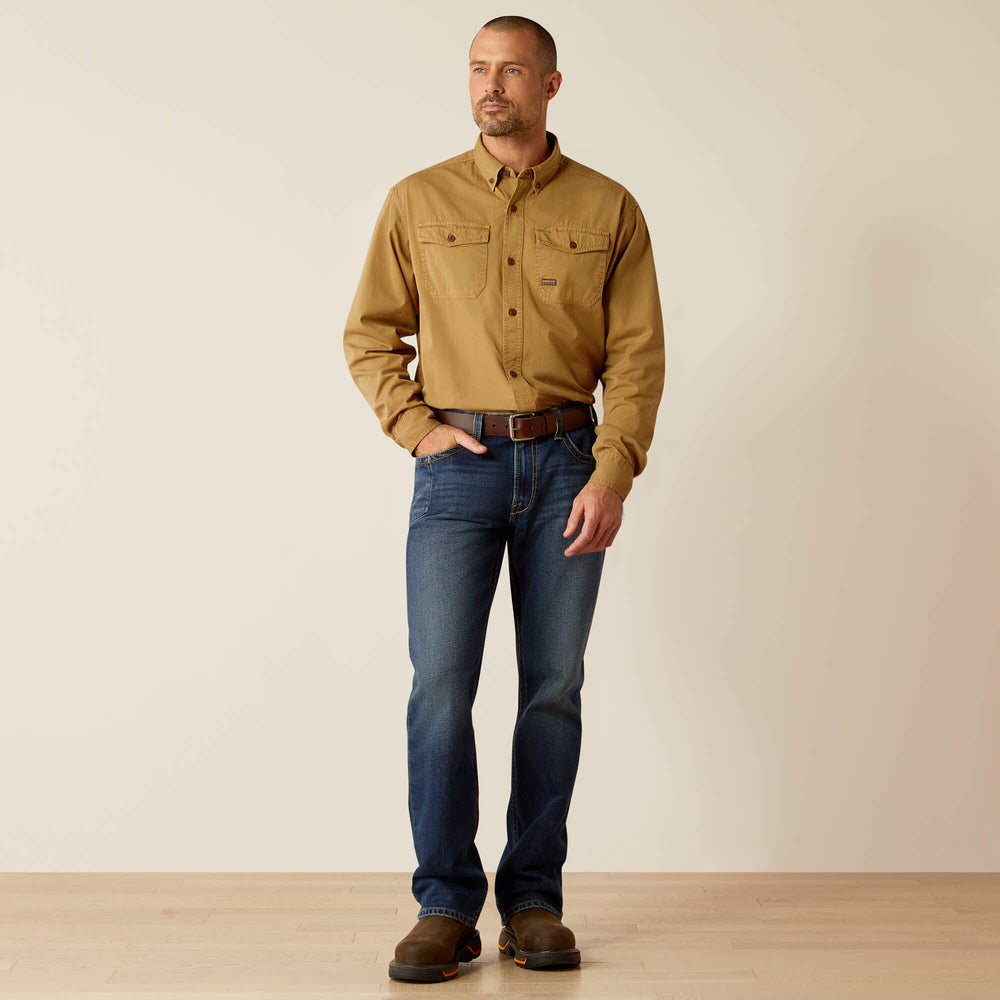 Ariat Rebar Washed Twill Work Shirt Outlet