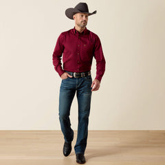 Ariat Solid Twill Fitted Shirt On Sale