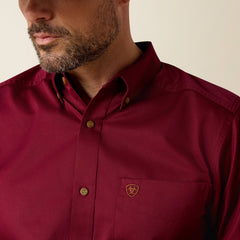 Ariat Solid Twill Fitted Shirt On Sale