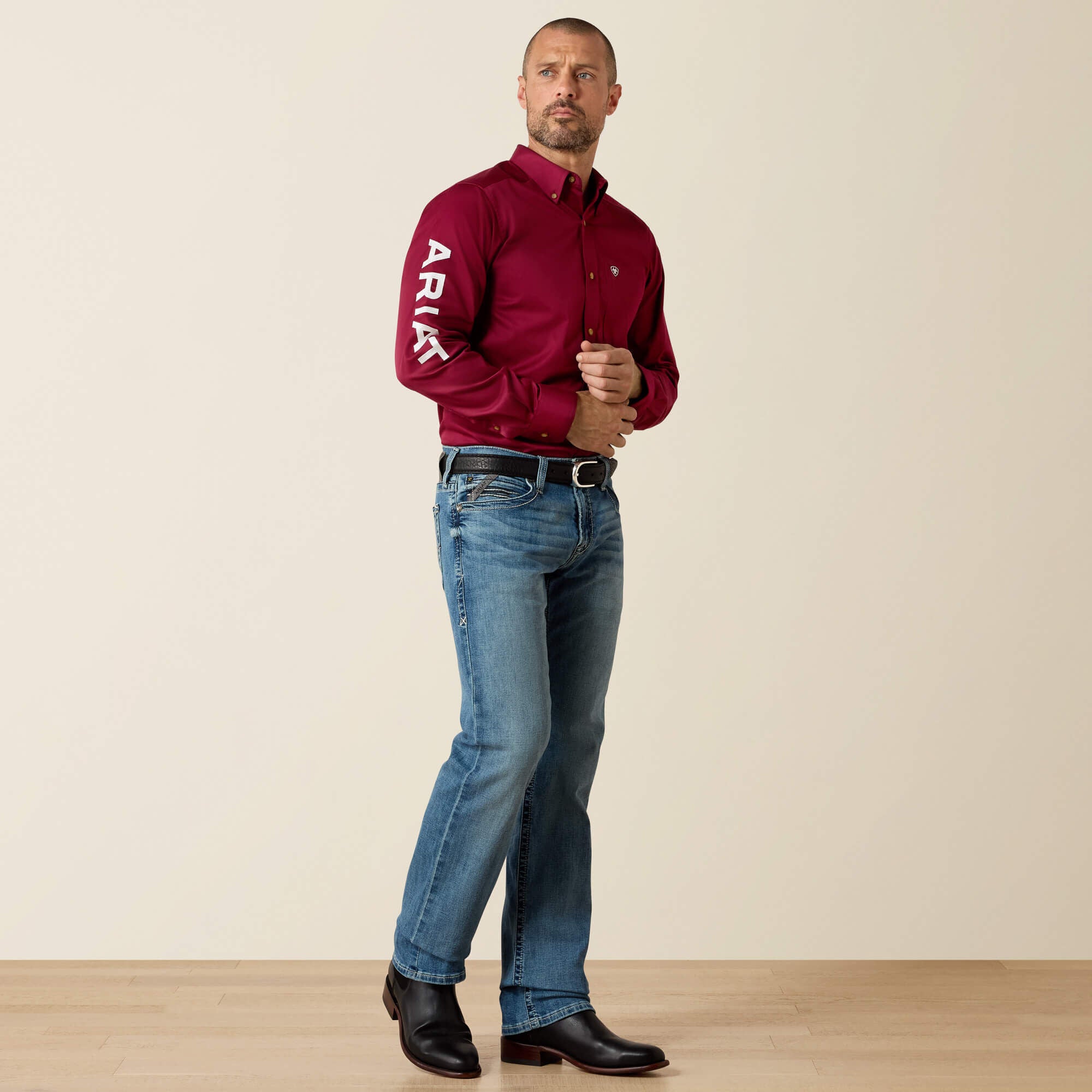 Ariat Team Logo Twill Fitted Shirt Sale