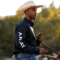 Ariat Team Logo Twill Fitted Shirt On Sale