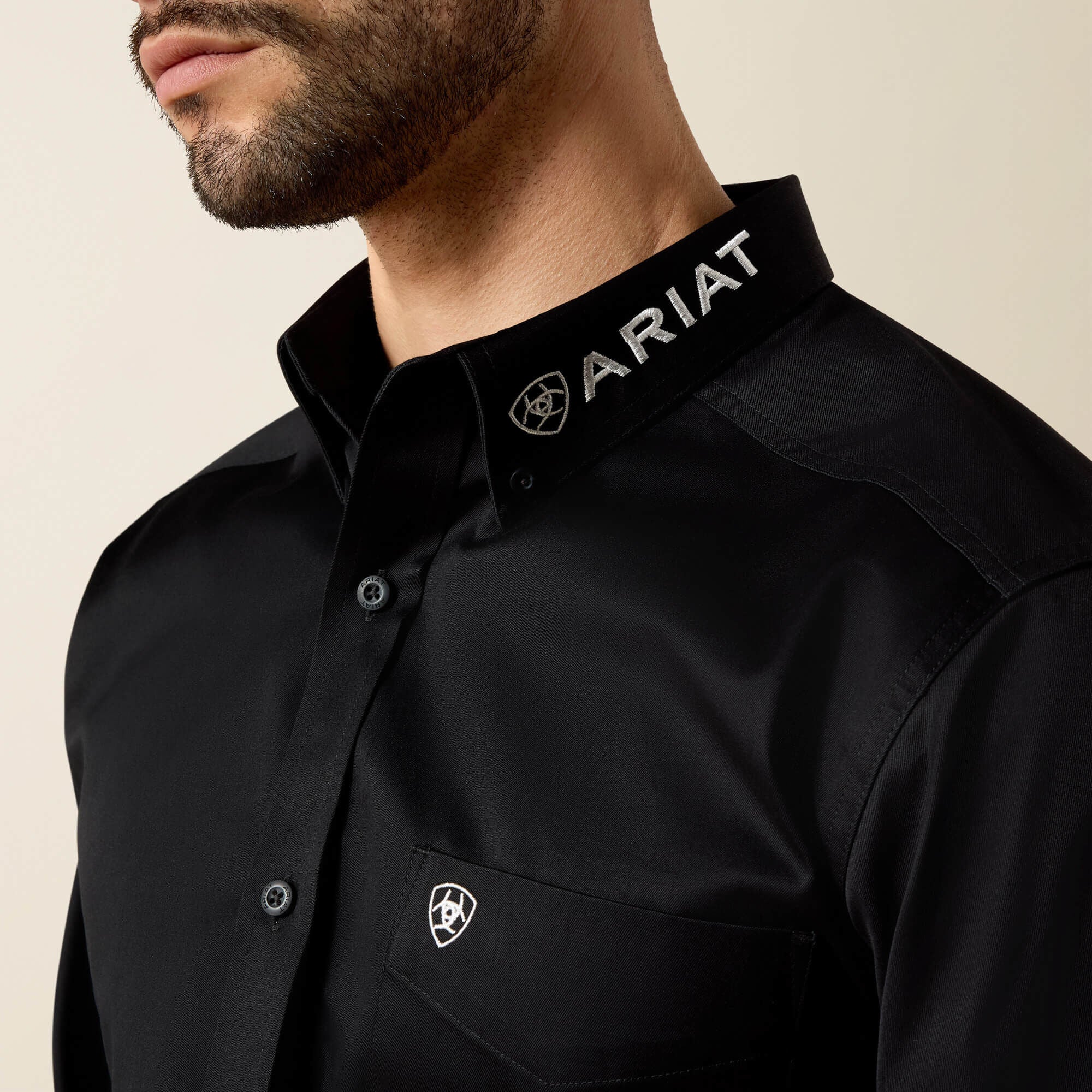 Ariat Team Logo Twill Fitted Shirt On Sale