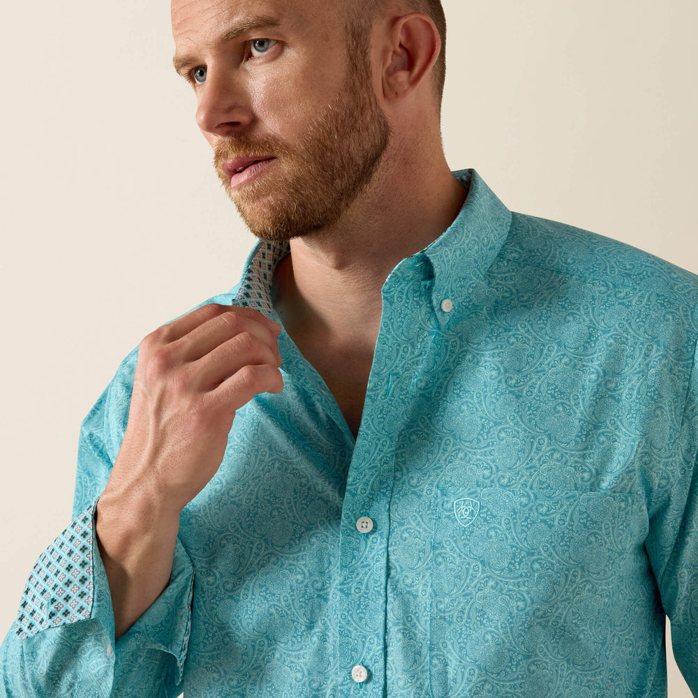 Ariat Wrinkle Free Cormac Fitted Shirt Discount