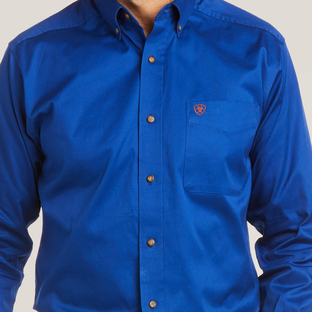 Ariat Solid Twill Fitted Shirt For Sale